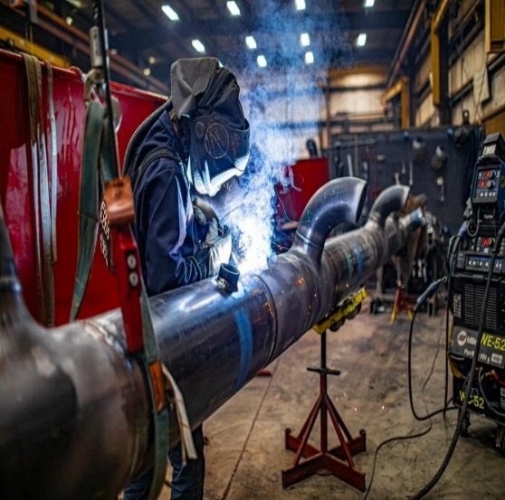Steel pipe welding